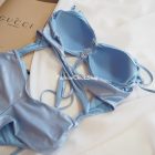 Tezenis Shiny egyrészes fürdőruha összehúzható zsinórral