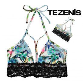 Tezenis háromszögkosaras csipketop