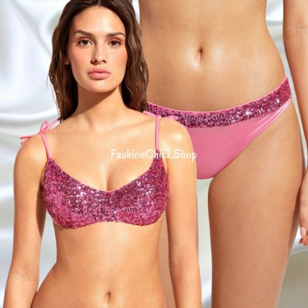 Calzedonia CANNES flitteres top fazonú bikini