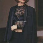 Intimissimi Silvia hosszú ujjú Bra/Top csipkével