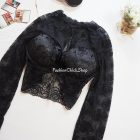 Intimissimi Silvia hosszú ujjú Bra/Top csipkével