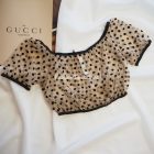 Tezenis pöttyös tüll crop top