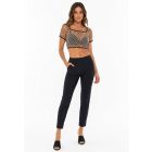 Tezenis pöttyös tüll crop top