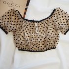 Tezenis pöttyös tüll crop top