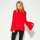 Tezenis viszkóz pulóver tölcsér ujjal