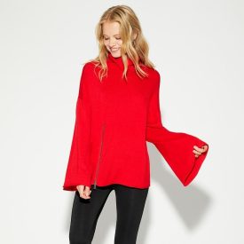 Tezenis viszkóz pulóver tölcsér ujjal