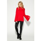 Tezenis viszkóz pulóver tölcsér ujjal