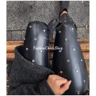 Calzedonia bőrhatású leggings szegecses rátéttel