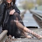 Calzedonia limitált kiadású pöttyös tüll zokni