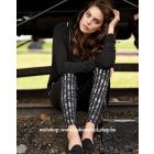 Calzedonia leggings csipkével