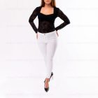 Tezenis hosszú ujjú csipkés body