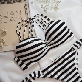 Calzedonia SARA fekete-fehér bikini felső