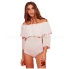 Tezenis pamut body tüll fodorral