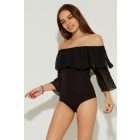 Tezenis pamut body tüll fodorral