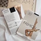 Calzedonia 30 denes virágmintás tüll combfix