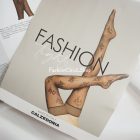 Calzedonia 30 denes virágmintás tüll combfix