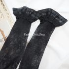 Calzedonia 30 denes virágmintás tüll combfix