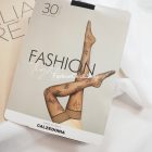 Calzedonia 30 denes virágmintás tüll combfix