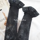 Calzedonia 30 denes virágmintás tüll combfix