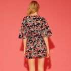 Tezenis rövid viszkóz ruha övvel