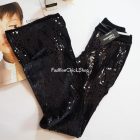 Calzedonia bársony leggings flitterekkel