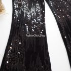 Calzedonia bársony leggings flitterekkel