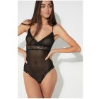 Tezenis viszkóz és selyem body csipke betéttel