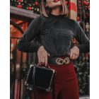 Intimissimi hosszú ujjú bársony body