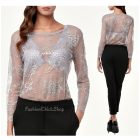 Intimissimi hosszú ujjú csipke blúz